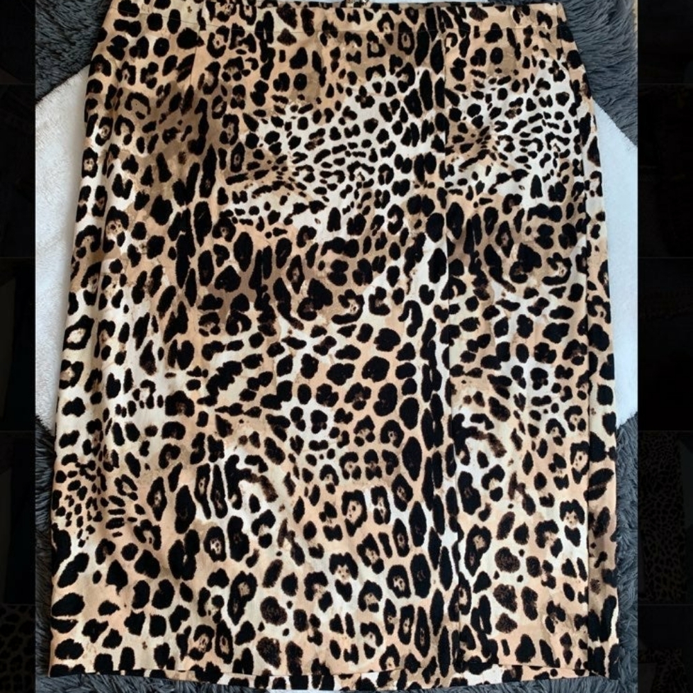 Lane Bryant Animal Print Pencil Skirt